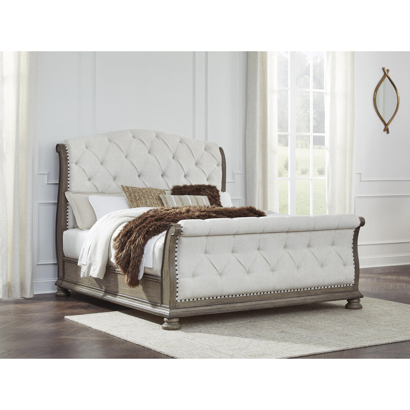 Signature Design by Ashley Ardenfield Bed Upholstered Sleigh Bed B944-58/B944-56/B944-94 IMAGE 5