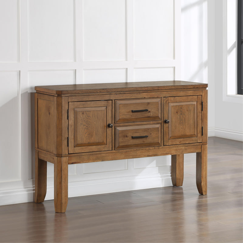 Steve Silver Furniture Ally AS700TSV Tan Server IMAGE 3