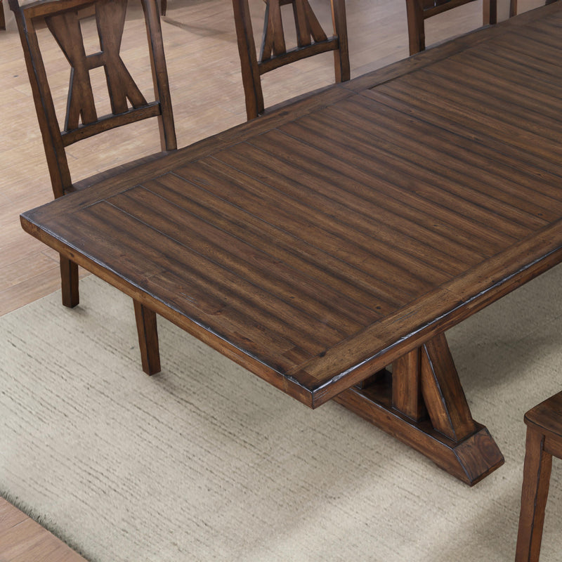 Steve Silver Furniture Auburn AUB500TTB Dining Table IMAGE 2