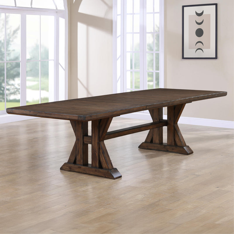 Steve Silver Furniture Auburn AUB500TTB Dining Table IMAGE 3