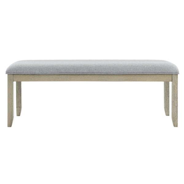 Steve Silver Furniture Carena CA520BNG Backless Dining Bench Gray IMAGE 1