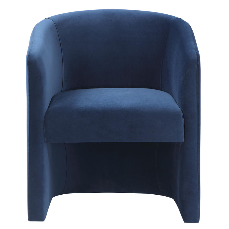 Steve Silver Furniture Iris IR500B Upholstered Dining/Accent Chair Indigo IMAGE 1