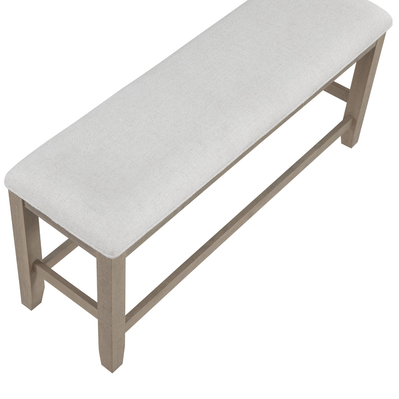 Steve Silver Furniture Lily LLY500CCBN Counter Bench IMAGE 2