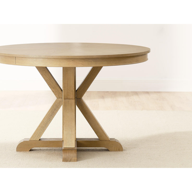 Steve Silver Furniture Rylie RL500-DB-TT Dining Table, Natural Finish IMAGE 3