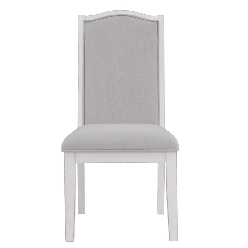 Steve Silver Furniture Warren WAR500WS White Side Chair IMAGE 1