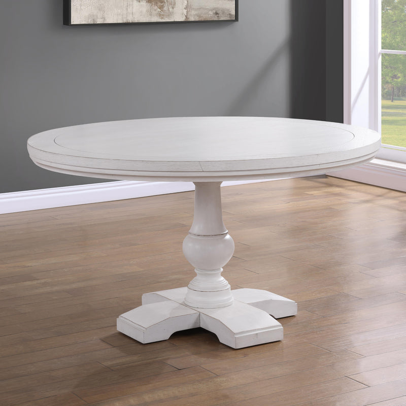 Steve Silver Furniture Warren WAR5454W-TTB 54" Round Dining Table IMAGE 3