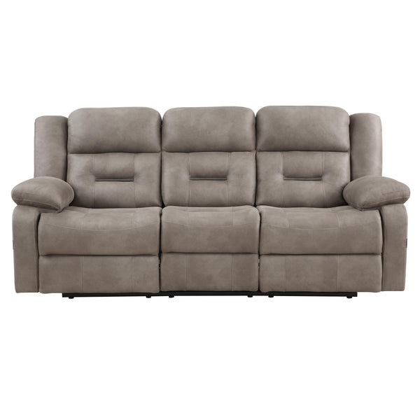 Steve Silver Furniture Abilene ABE900SN Tan Manual Sofa IMAGE 1