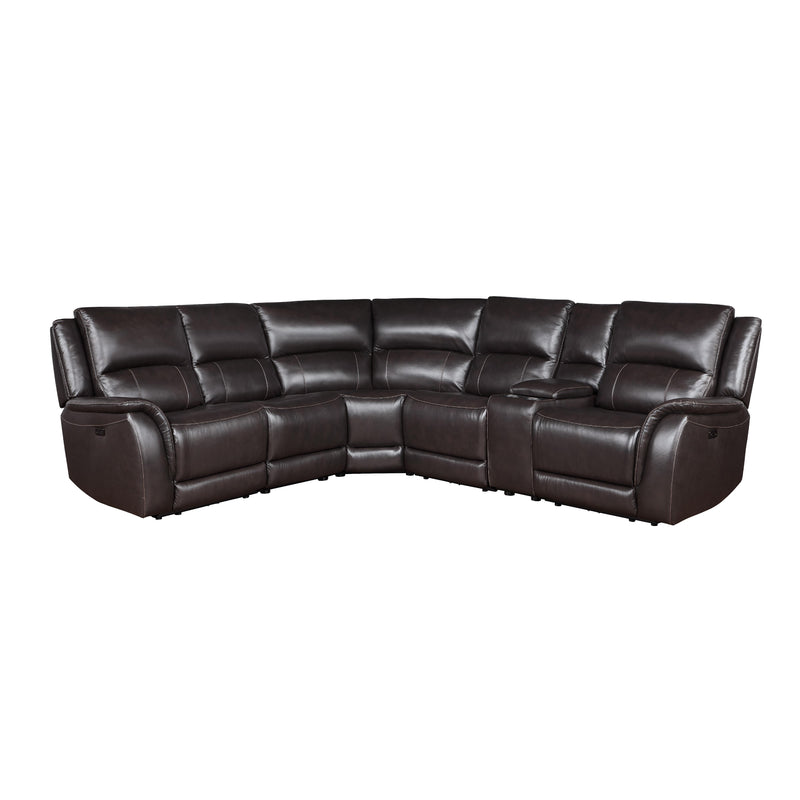 Steve Silver Furniture Alexandria ALX70629G-5PC-SECT Leather 5pc Power Sectional IMAGE 1