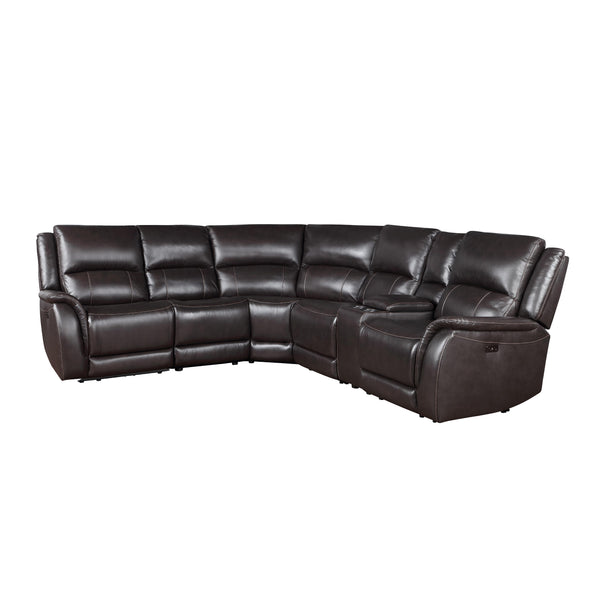 Steve Silver Furniture Alexandria ALX70629G-6PC-SECT Leather 6pc Power Sectional IMAGE 1