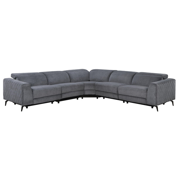 Steve Silver Furniture Assisi ASI950 Grey 5 pc Sectional IMAGE 1