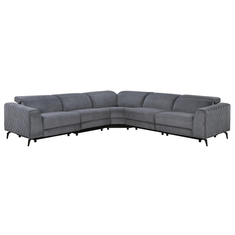 Steve Silver Furniture Assisi ASI950 Grey 5 pc Sectional IMAGE 1