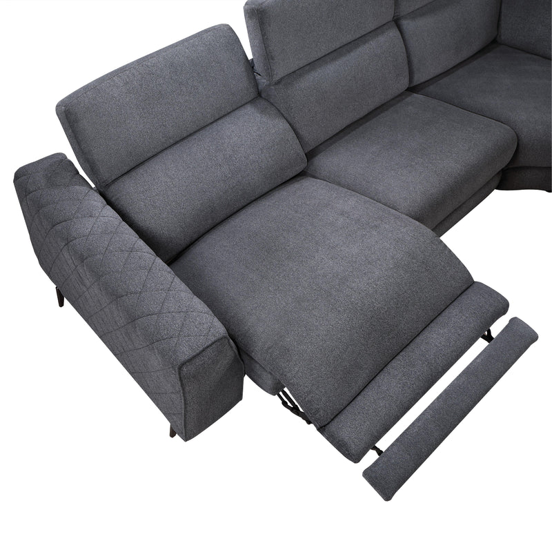 Steve Silver Furniture Assisi ASI950 Grey 5 pc Sectional IMAGE 2