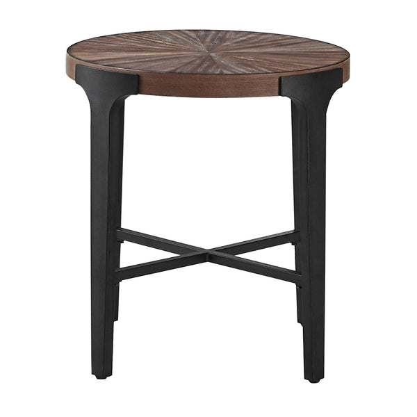 Steve Silver Furniture Chevron CH200E Round End Table IMAGE 1