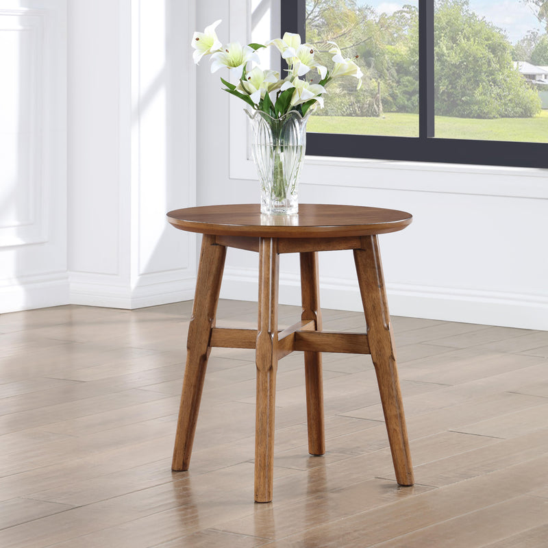 Steve Silver Furniture Oslo OLS100EN End Table Brown IMAGE 3