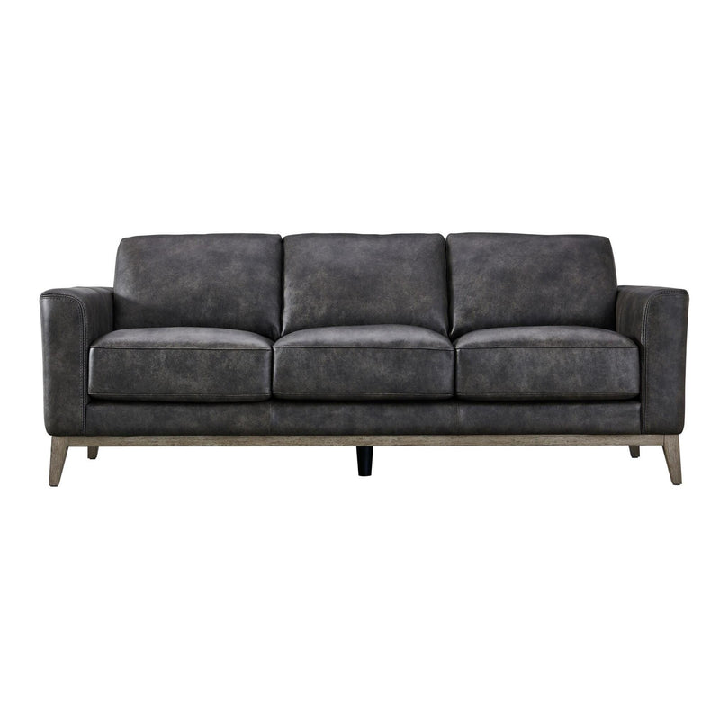 Leather Italia USA 6043B Ramsey Sofa 504N Storm Grey IMAGE 1