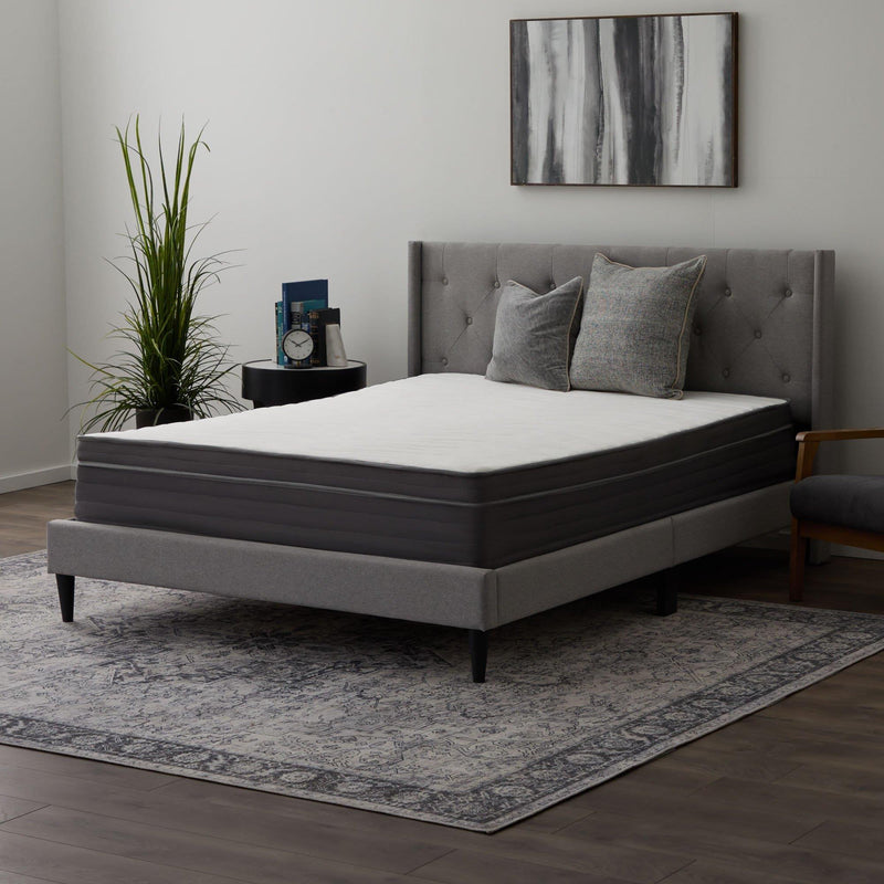 Weekender 12" Hybrid Bonnell Spring Gel Memory Foam Mattress - Twin XL/Gray IMAGE 6