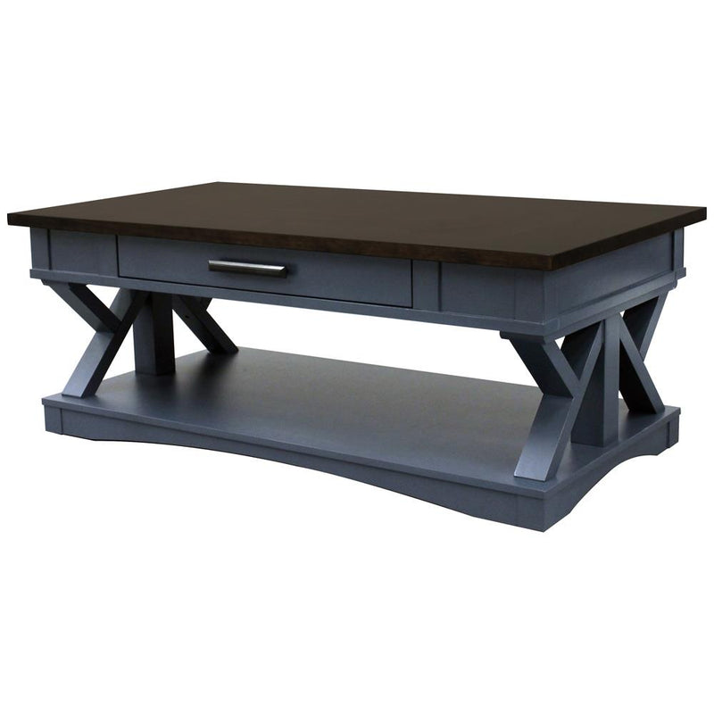 Parker House Furniture Americana Modern AME-3PC-01-02-DEN Denim Cocktail Table with 2 End Tables IMAGE 2