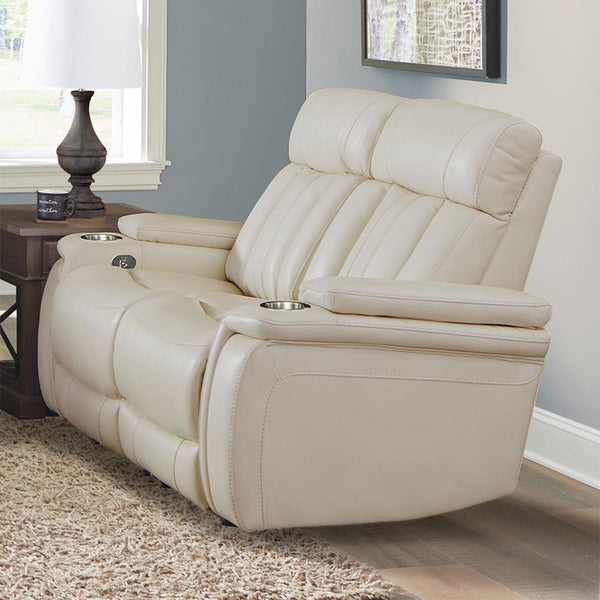 Parker Living Royce MROY#822PH-FNI Fantom Ivory Power Reclining Loveseat IMAGE 1